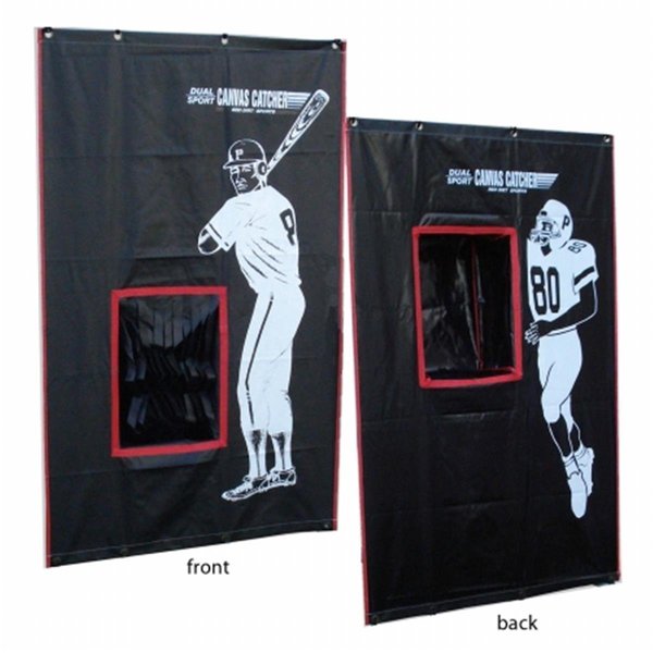 Cimarron Sports CM- Two Sport Catcher Vinyl Backstop with Frame CI59863